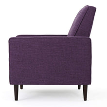 Charger l'image dans la galerie, Christopher Knight Home Mason Mid-Century Modern Tuft Back Recliner (Qty of 2, Fabric/Muted Purple), Set of 2
